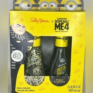 Sally Hansen Despicable Me 4 Nail Color Set - Black and Gold